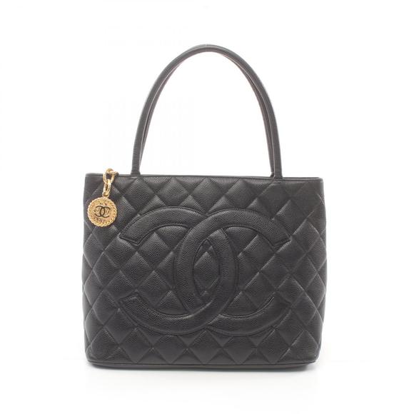 Chanel Reprint Tote Bag Caviar Skin Black - Picture 1 of 10